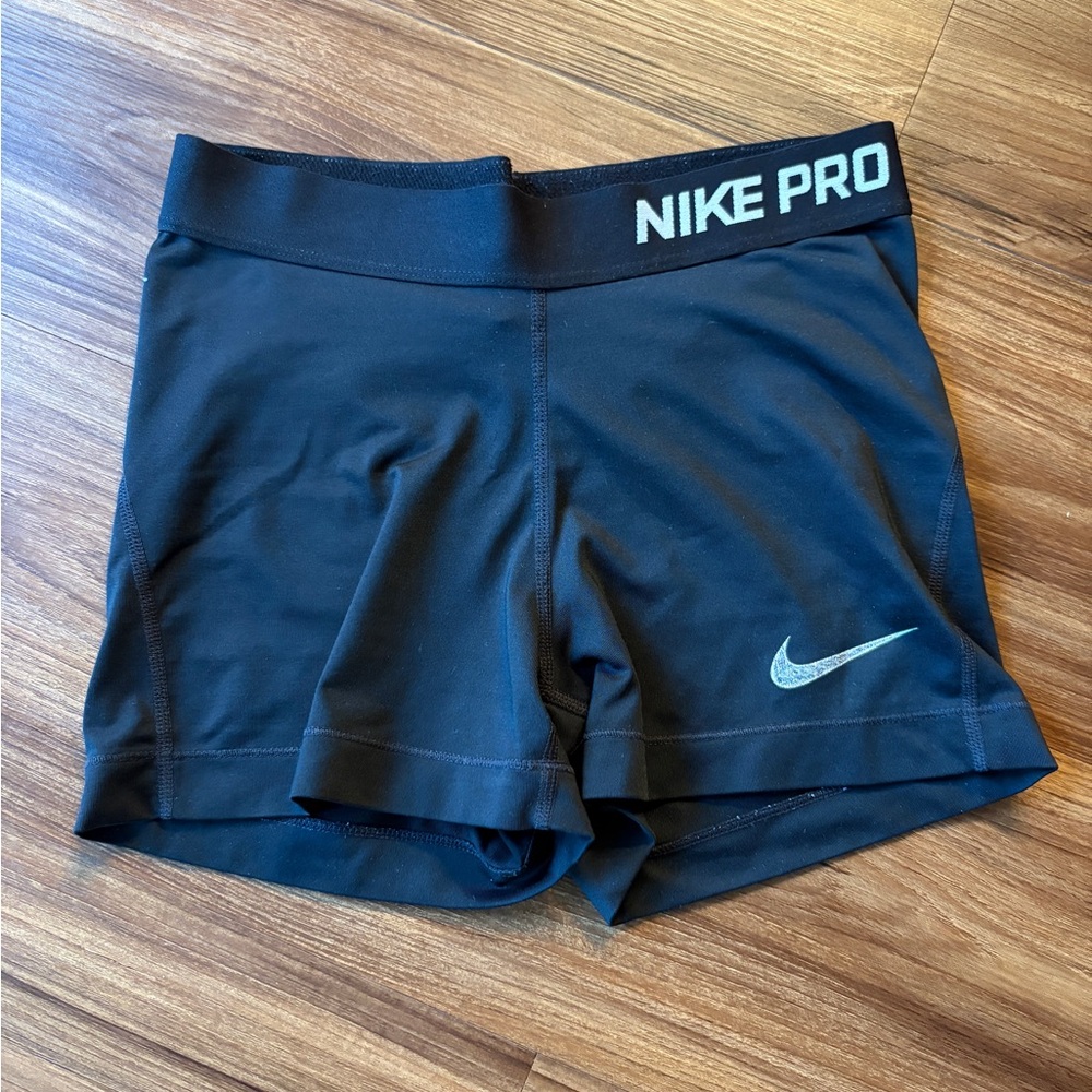 Nike Pro Women's Athletic Black Shorts